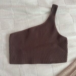 Aritzia sculpt knit top